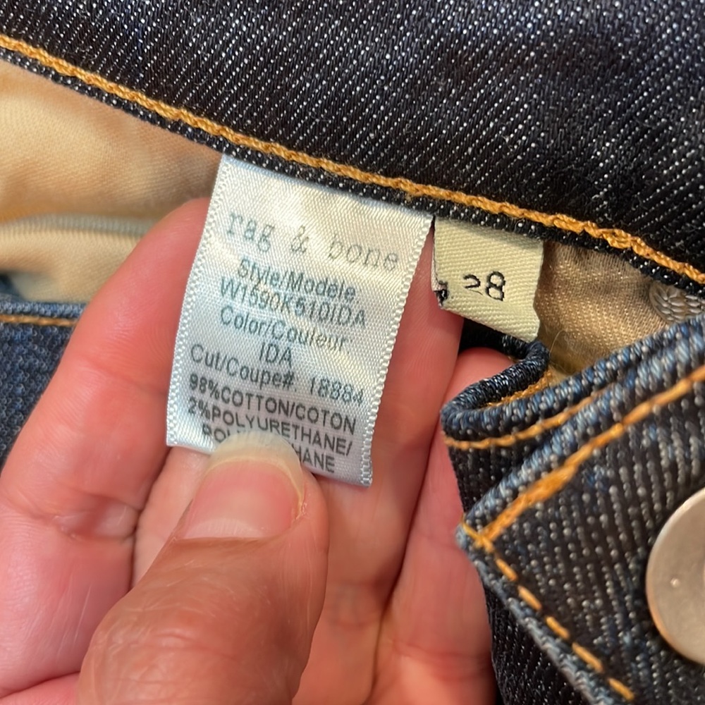 SOLD!! Rag & Bone Dre size 28, - Picture 5 of 9